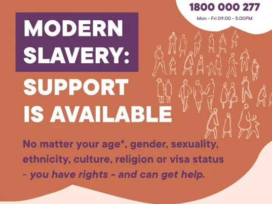 Support information flyer