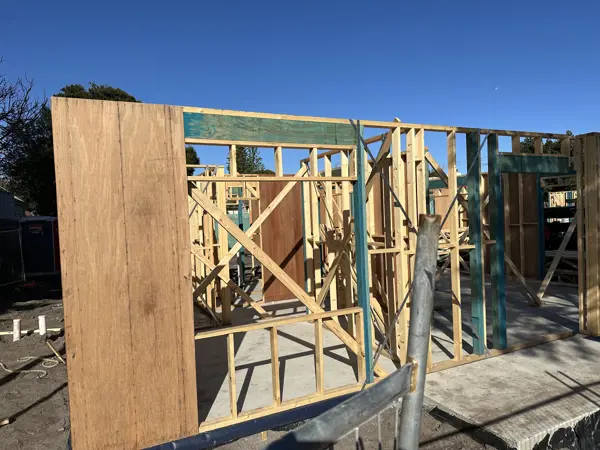 Timber framing a house in Frankston