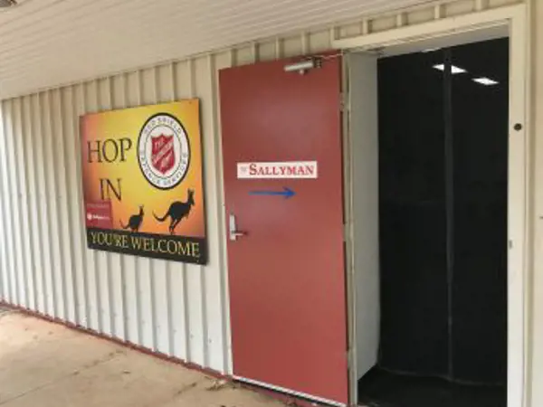 HOP IN entrance